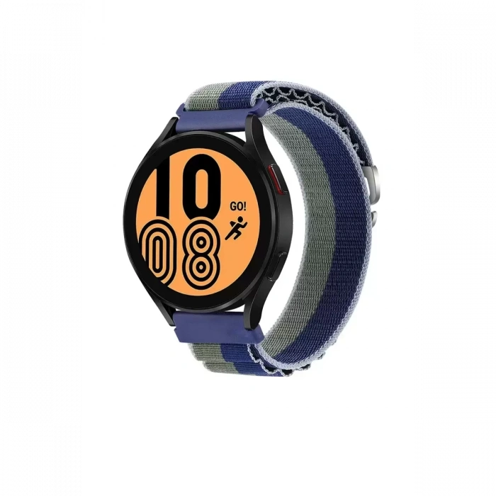 Newface Watch 22mm Kr410 Kumaş Kordon - Lacivert-yeşil