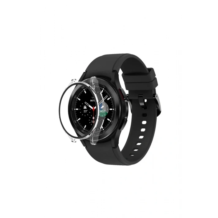 Newface Watch 5 Pro 45mm Wall Camlı Kasa Ekran Koruyucu - Şeffaf