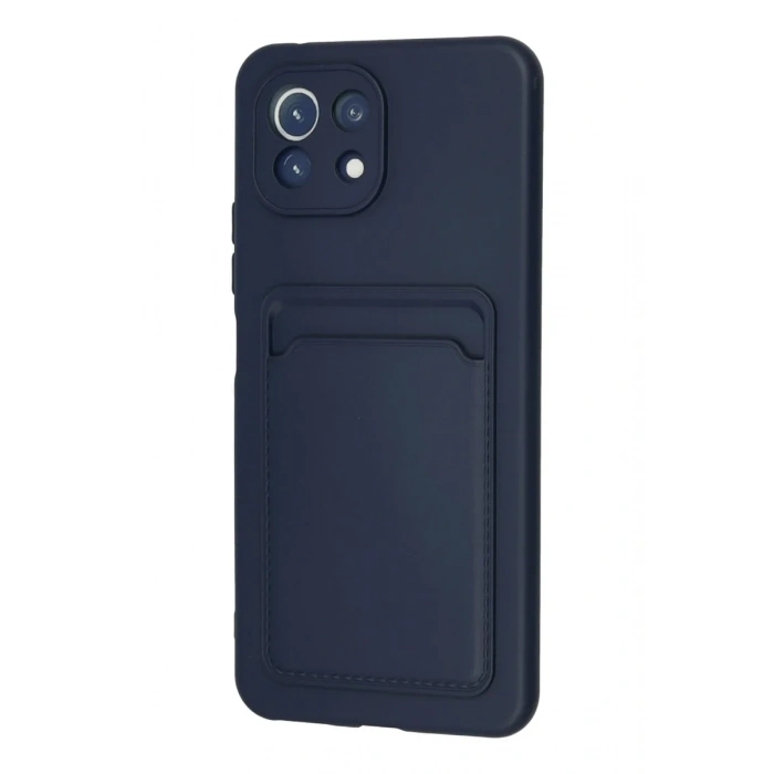 Newface Xiaomi Mi 11 Kılıf Kelvin Kartvizitli Silikon - Lacivert