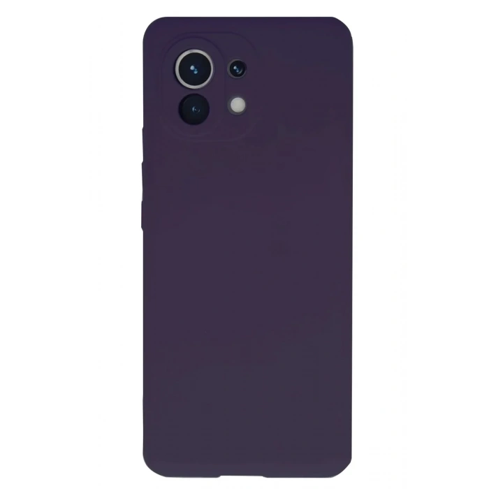 Newface Xiaomi Mi 11 Kılıf Nano içi Kadife Silikon - Mor
