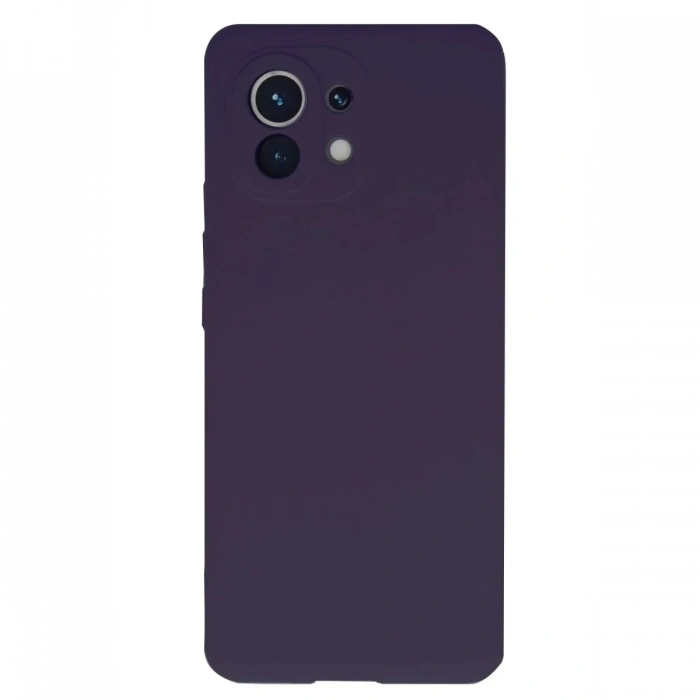 Newface Xiaomi Mi 11 Kılıf Nano içi Kadife Silikon - Mor