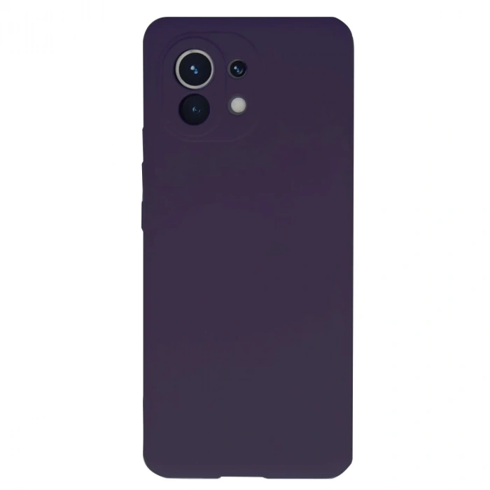 Newface Xiaomi Mi 11 Kılıf Nano içi Kadife Silikon - Mor