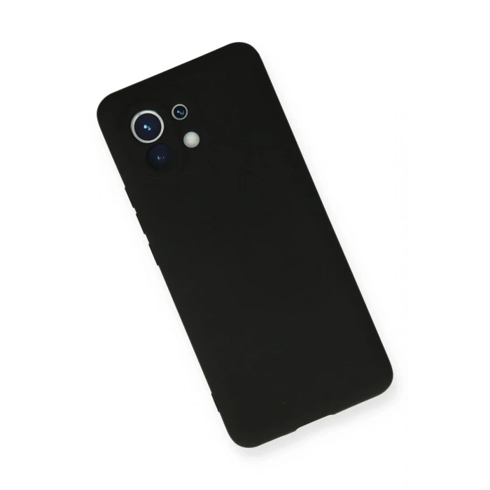 Newface Xiaomi Mi 11 Kılıf Nano içi Kadife Silikon - Siyah