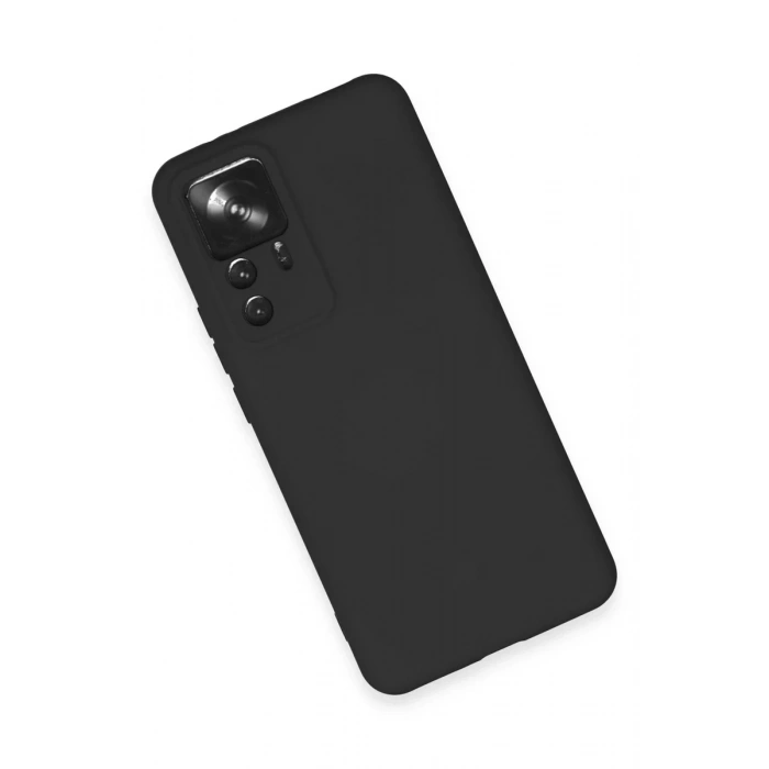 Newface Xiaomi Mi 12T Pro Kılıf Nano içi Kadife Silikon - Siyah