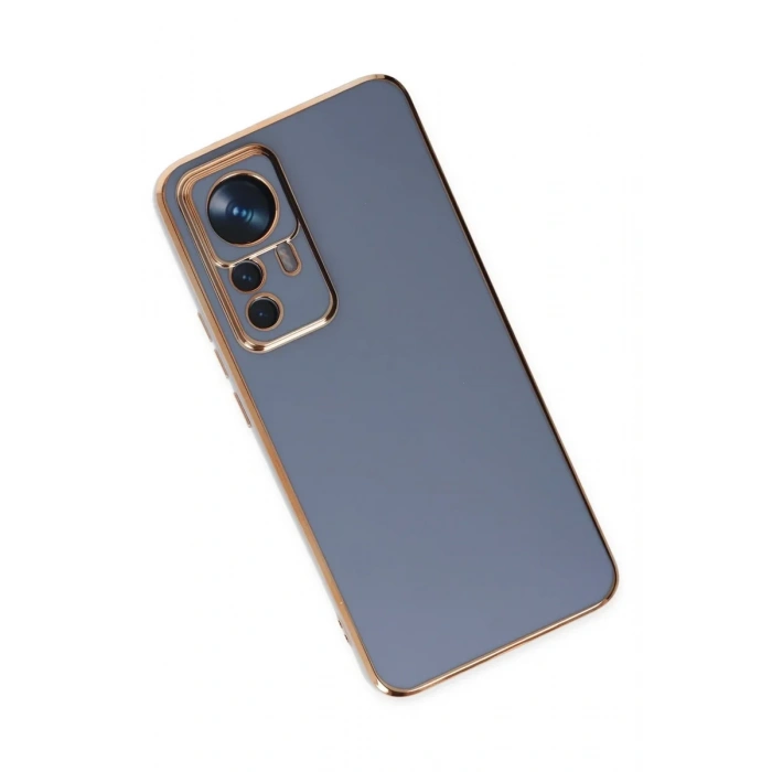 Newface Xiaomi Mi 12T Pro Kılıf Volet Silikon - Mavi