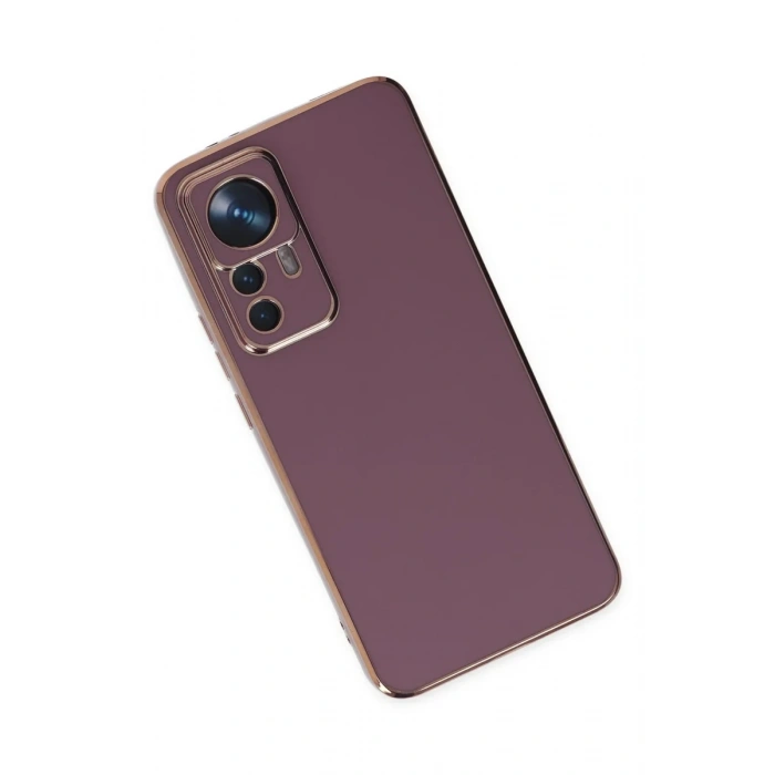 Newface Xiaomi Mi 12T Pro Kılıf Volet Silikon - Mor