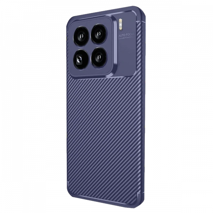 Newface Xiaomi Mi 15 Pro Kılıf Auto Focus Karbon Kapak - Lacivert