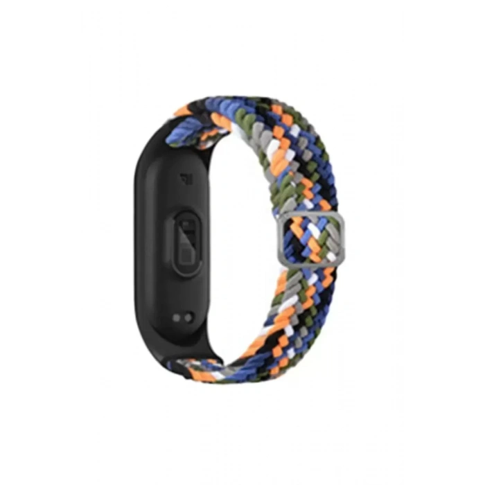 Newface Xiaomi Mi Band 4 Star Kordon - Gri-turuncu