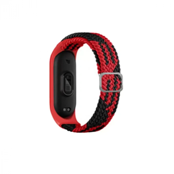 Newface Xiaomi Mi Band 4 Star Kordon - Kırmızı-siyah