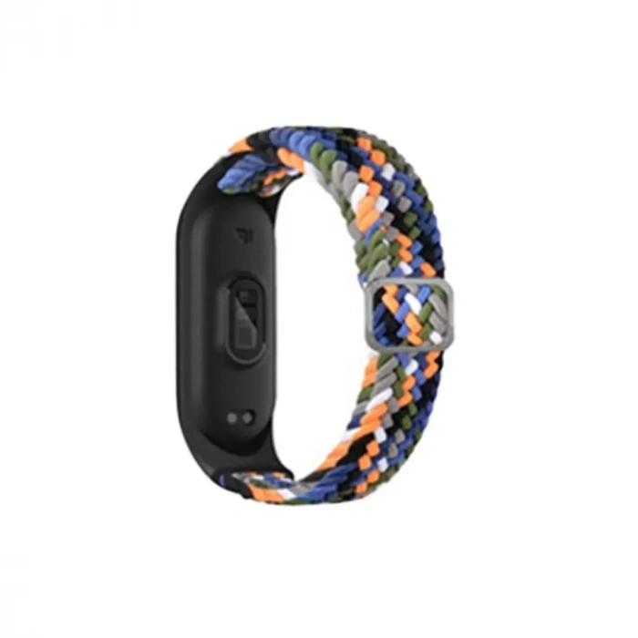 Newface Xiaomi Mi Band 6 Star Kordon - Gri-turuncu