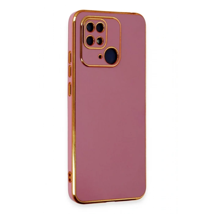 Newface Xiaomi Redmi 10C Kılıf Volet Silikon - Kırmızı