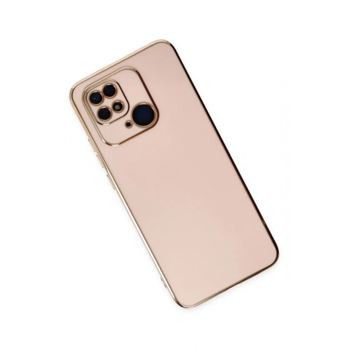 Newface Xiaomi Redmi 10C Kılıf Volet Silikon - Pembe