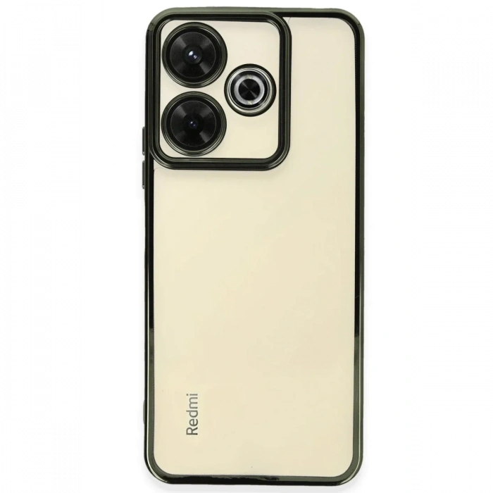 Newface Xiaomi Redmi 13 4G Kılıf Razer Lensli Silikon - Yeşil