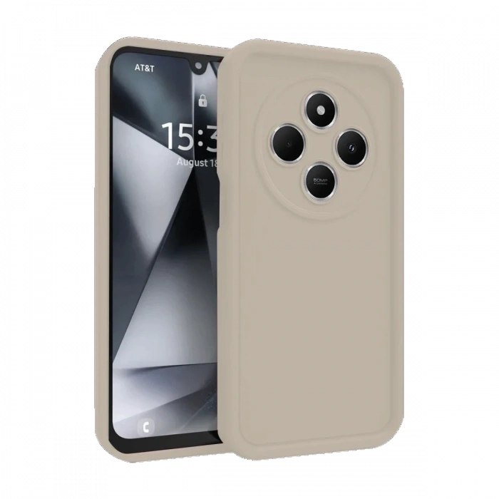 Newface Xiaomi Redmi 14C Kılıf Viera Silikon - Krem