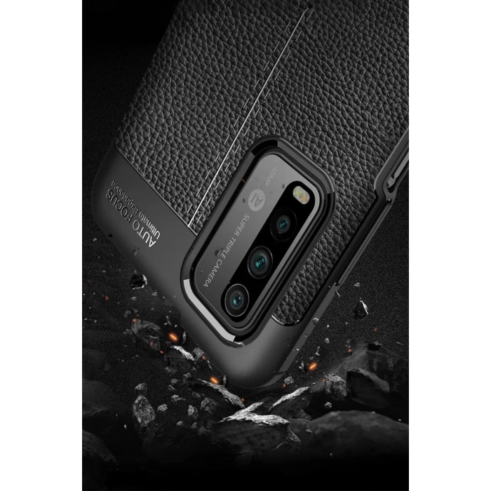 Newface Xiaomi Redmi 9T Kılıf Auto Focus Kapak - Siyah