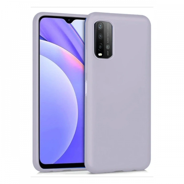 Newface Xiaomi Redmi 9T Kılıf Nano içi Kadife Silikon - Lila