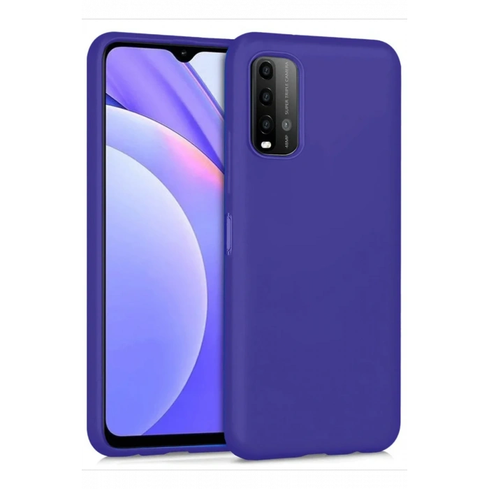 Newface Xiaomi Redmi 9T Kılıf Nano içi Kadife Silikon - Mor