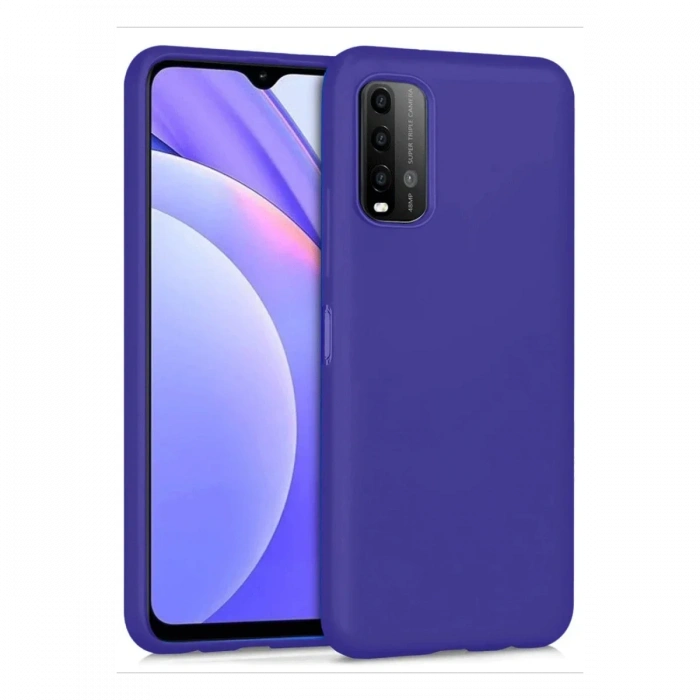 Newface Xiaomi Redmi 9T Kılıf Nano içi Kadife Silikon - Mor