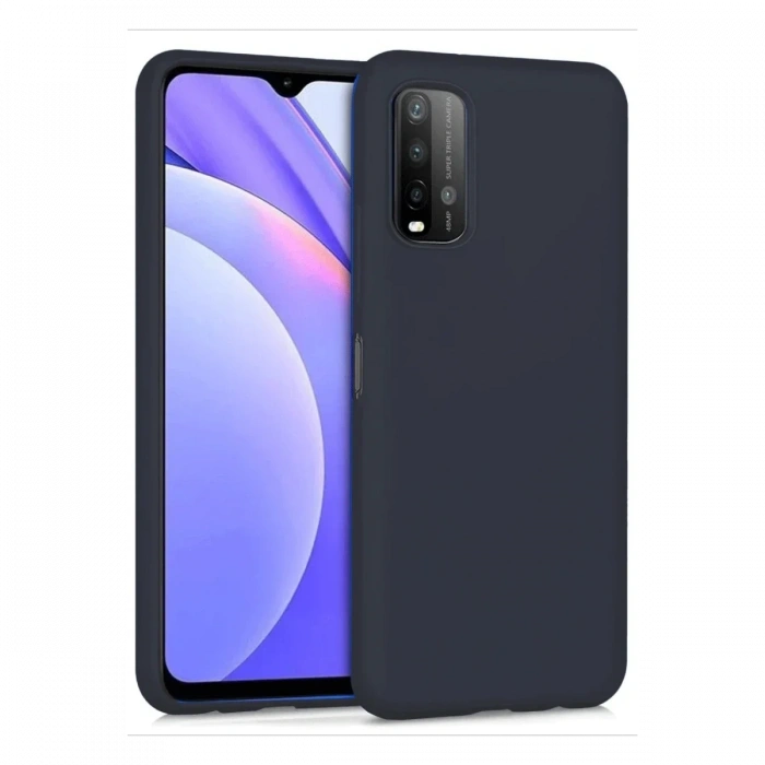Newface Xiaomi Redmi 9T Kılıf Nano içi Kadife Silikon - Siyah