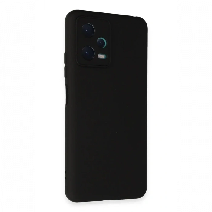 Newface Xiaomi Redmi Note 12 5G Kılıf Nano içi Kadife Silikon - Siyah