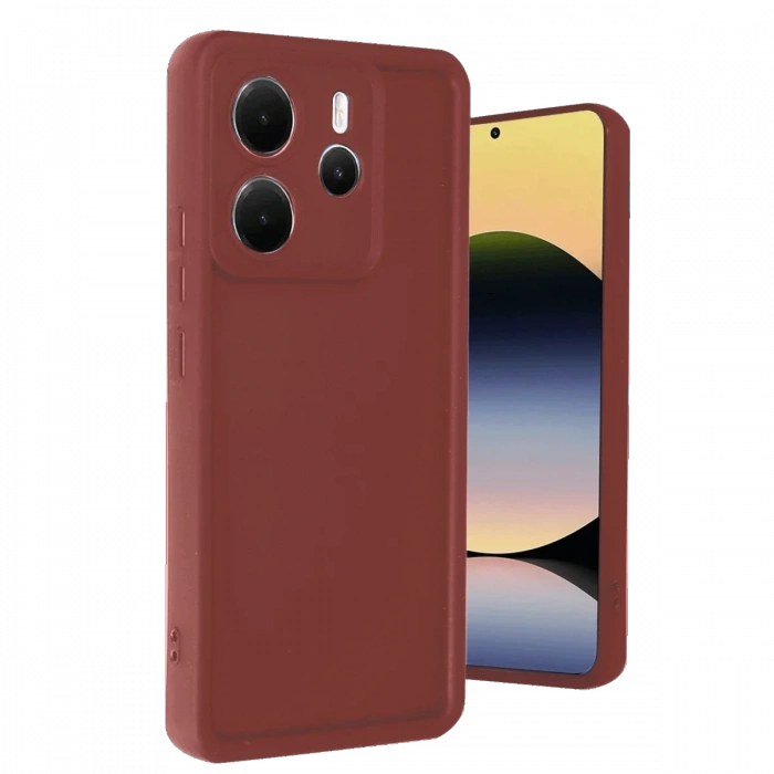 Newface Xiaomi Redmi Note 14 4G Kılıf Viera Silikon - Bordo