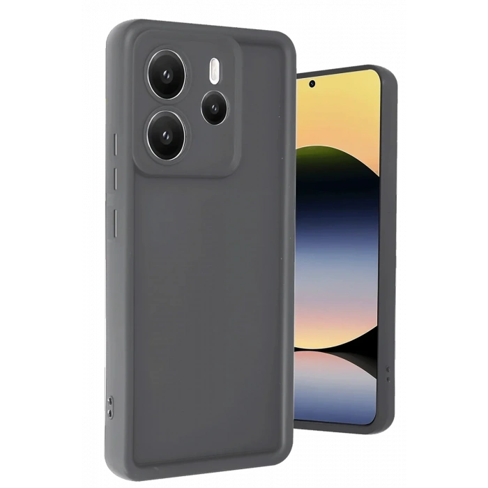 Newface Xiaomi Redmi Note 14 4G Kılıf Viera Silikon - Gri