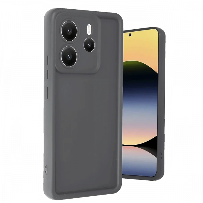 Newface Xiaomi Redmi Note 14 4G Kılıf Viera Silikon - Gri