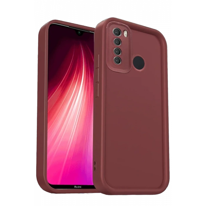 Newface Xiaomi Redmi Note 8 Kılıf Viera Silikon - Bordo