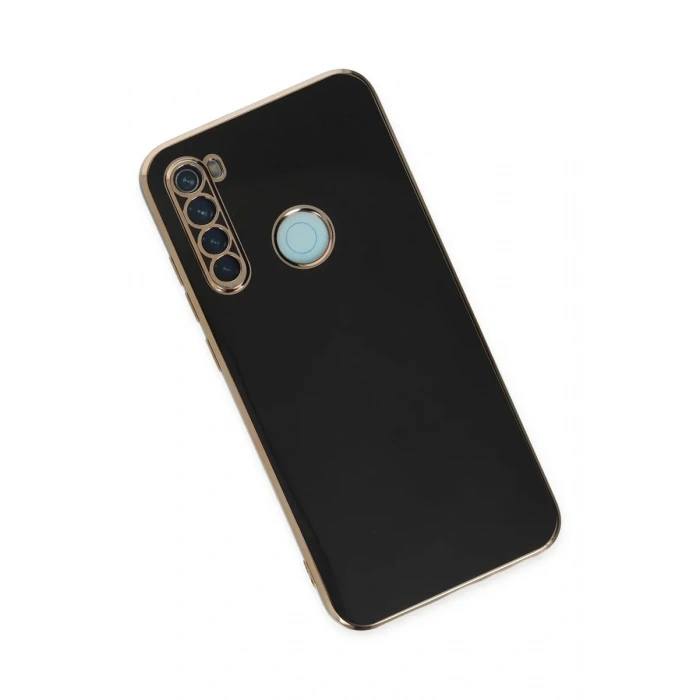 Newface Xiaomi Redmi Note 8 Kılıf Volet Silikon - Siyah