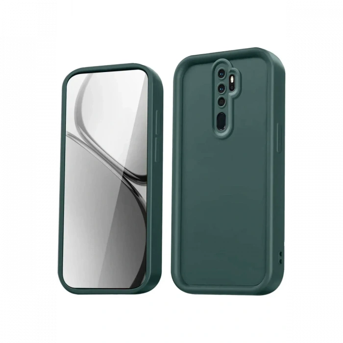 Newface Xiaomi Redmi Note 8 Pro Kılıf Viera Silikon - Koyu Yeşil