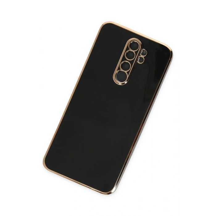 Newface Xiaomi Redmi Note 8 Pro Kılıf Volet Silikon - Siyah