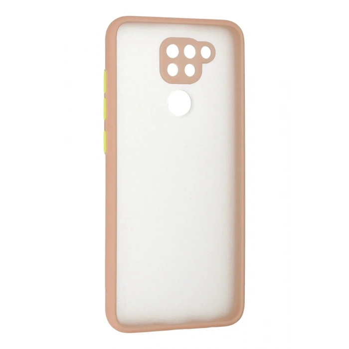 Newface Xiaomi Redmi Note 9 Kılıf Montreal Silikon Kapak - Pembe