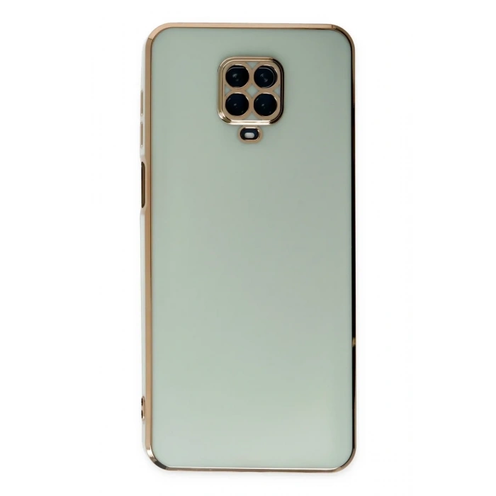 Newface Xiaomi Redmi Note 9 Pro Kılıf Volet Silikon - Açık Yeşil