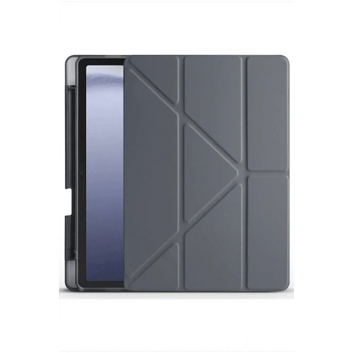 Newface Xiaomi Redmi Pad Pro 12.1 Kılıf Kalemlikli Mars Tablet Kılıfı - Koyu Gri