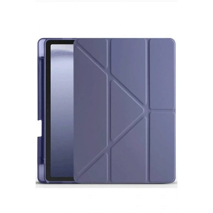 Newface Xiaomi Redmi Pad Pro 12.1 Kılıf Kalemlikli Mars Tablet Kılıfı - Lila