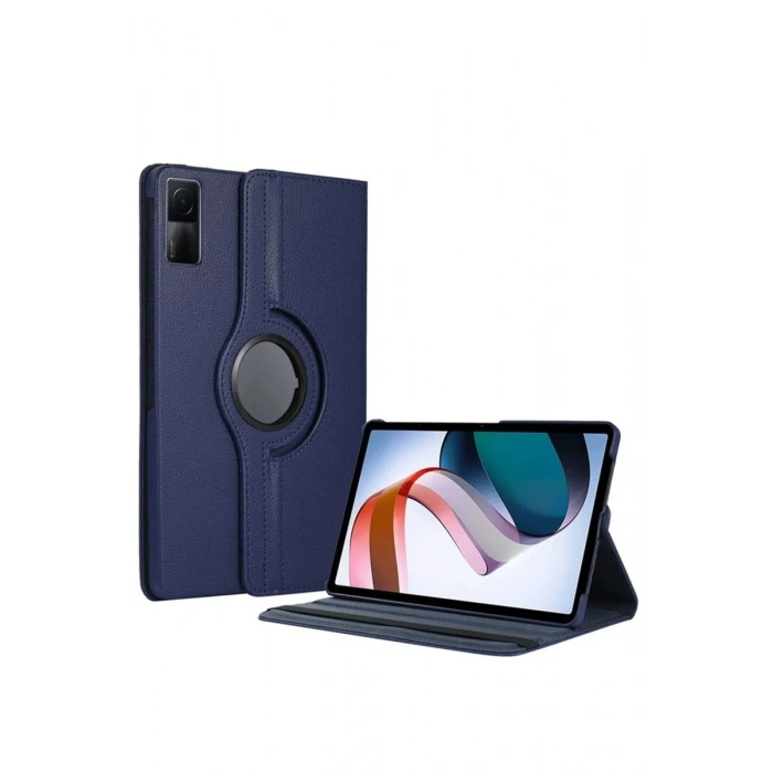 Newface Xiaomi Redmi Pad SE 4G Kılıf 360 Tablet Deri Kılıf - Lacivert