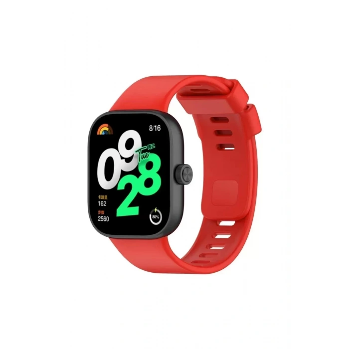 Newface Xiaomi Redmi Watch 4 Klasik Kordon - Kırmızı