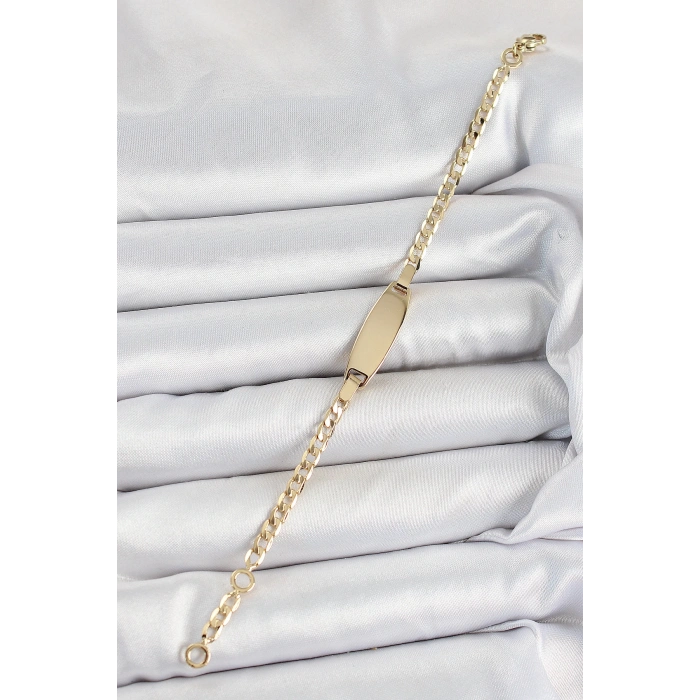 Pirinç Oval Model Gold Renk Xuping Bebek Künyesi