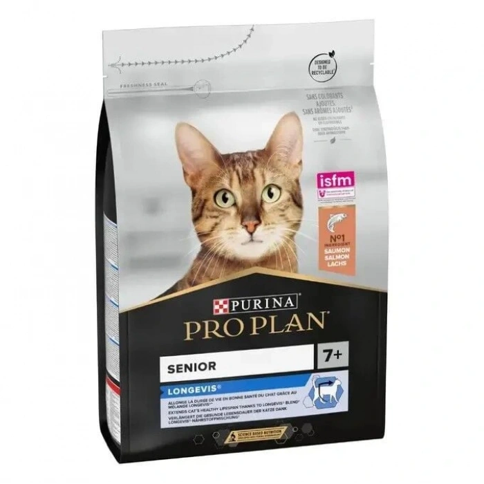 Pro Plan Senior 7+ Somonlu Yaşlı Kedi Maması 3 Kg