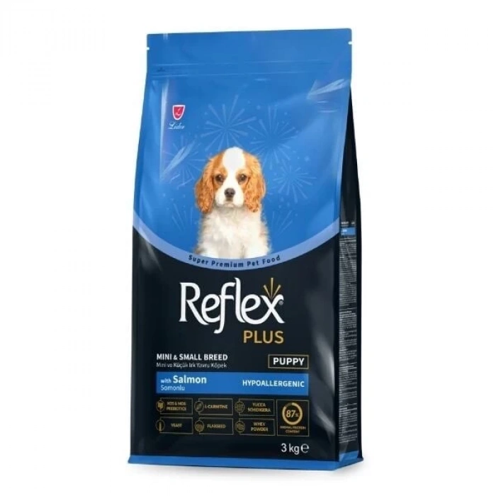 Reflex Plus Somonlu Mini ve Küçük Irk Yavru Köpek Maması 3 Kg