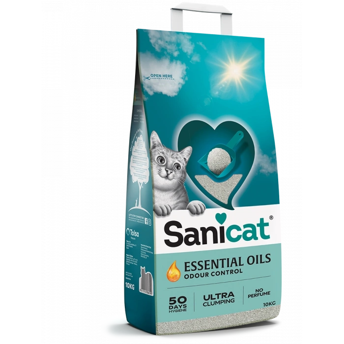 Sanicat Essential Oils Yasemin Kokulu Kedi Kumu 10 Kg