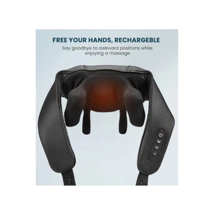 Şarjlı Ovmalı Isıtmalı Masaj Aleti Insan Eli Yoğurma Hissi  Yeni Model