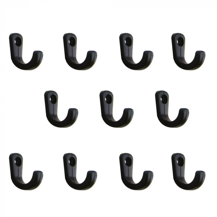 Tekli Bijuteri, Dekor Askısı - Siyah, 100 Adet, 10x18x22 Mm