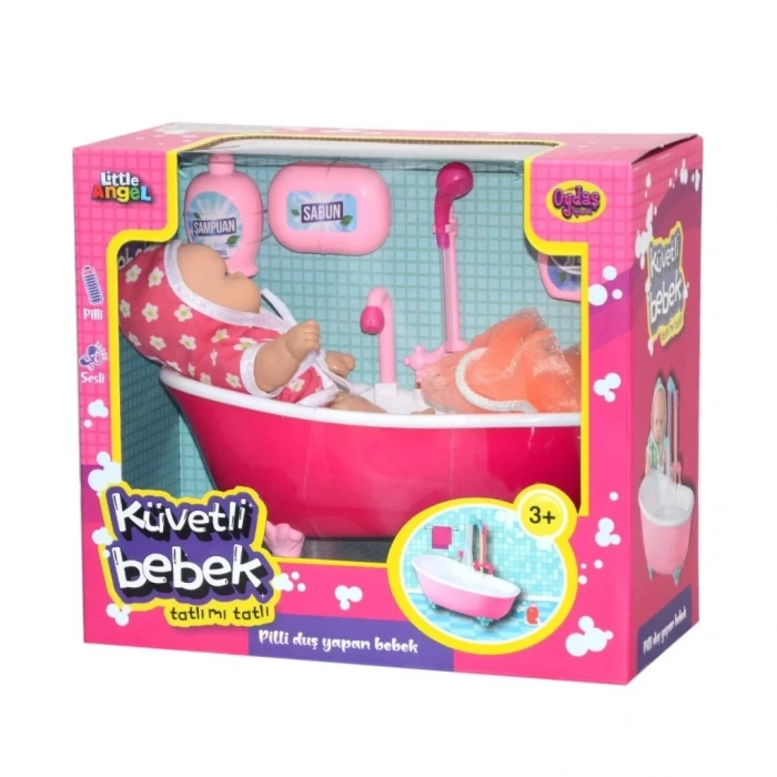 Üreticiniz 02605  Pilli Küvette Duş Yapan Bebek