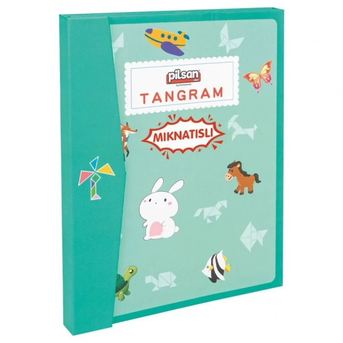 Üreticiniz 03 569 Ahşap Manyetik Tangram -nessiworld Oyuncak