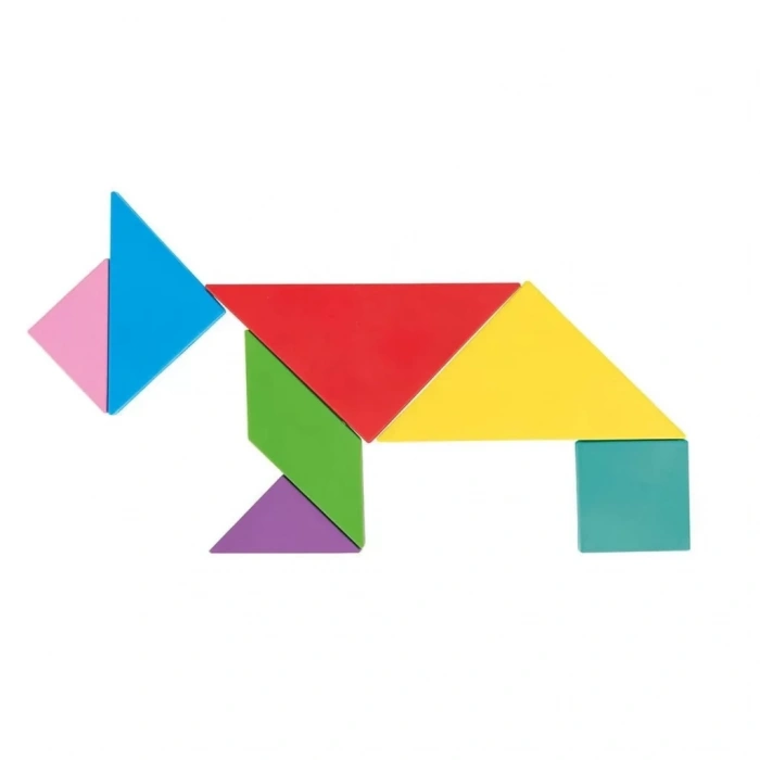 Üreticiniz 03 569 Ahşap Manyetik Tangram -nessiworld Oyuncak