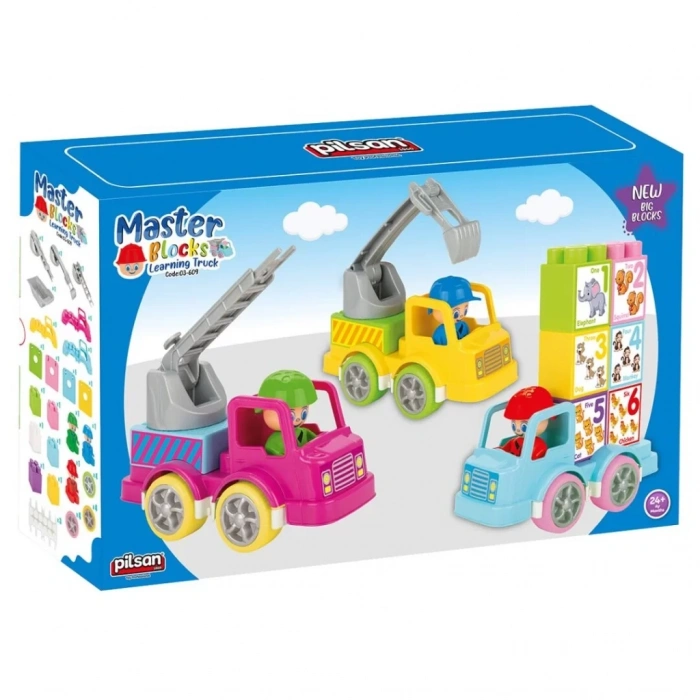 Üreticiniz 03 609 Master Bloklar Eğitici Kamyon -nessiworld Oyuncak