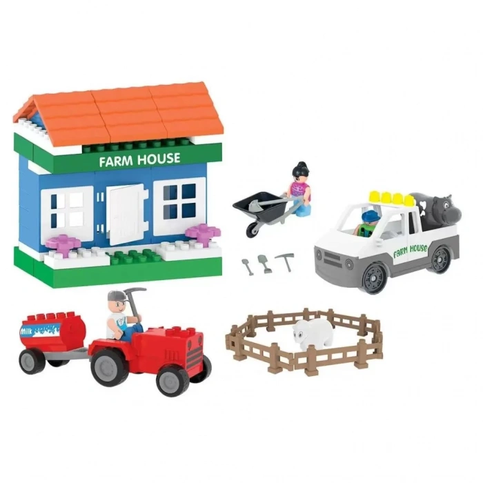 Üreticiniz 03 615 Double Blocks Çiftlik Seti -