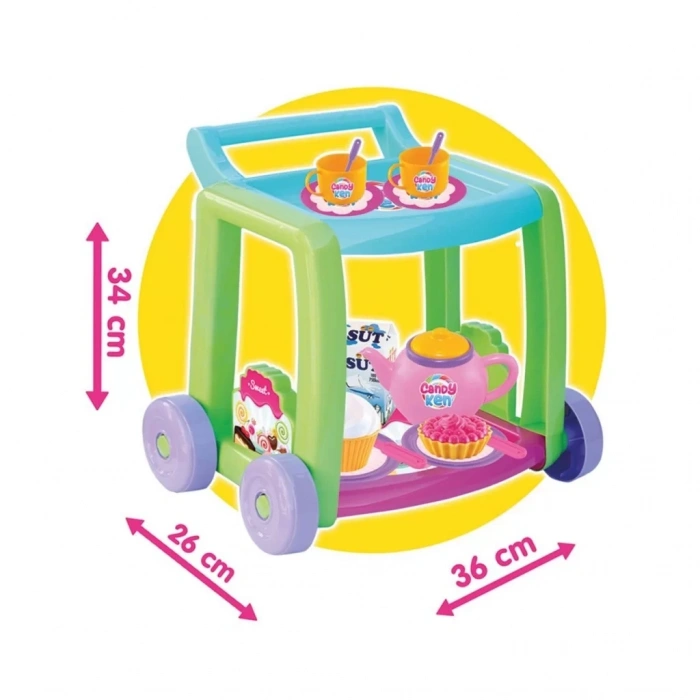 Üreticiniz 03354 Candy Çay Servis Arabası