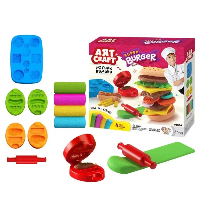 Üreticiniz 03554 Hamburger Hamur Set 200gr